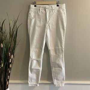 NWOT white high rise jeggings